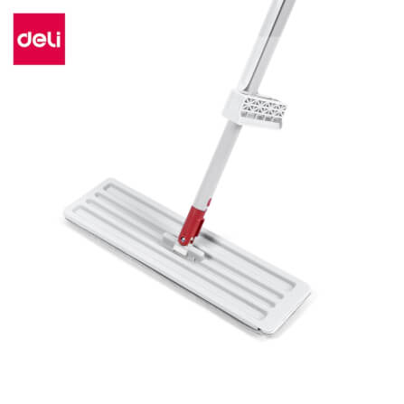 ไม้ม็อบไมโครไฟเบอร์ดันฝุ่น 2IN1 DELI VS1403-GR-01 36 ซม. สีขาว_0